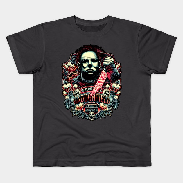 Michael Myers Kids T-Shirt by YungBick